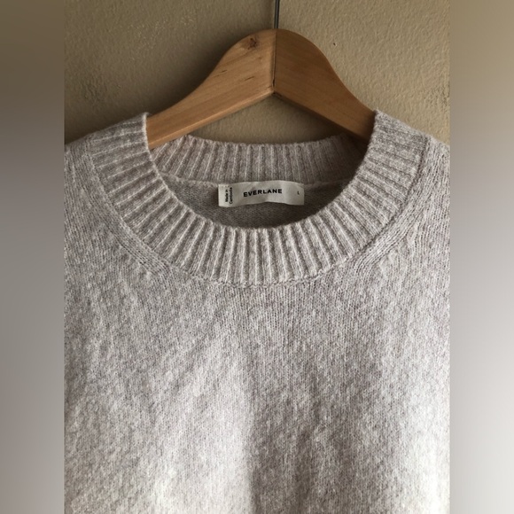 New Everlane Crew Neck Wool Sweater Size Large - Picture 2 of 9